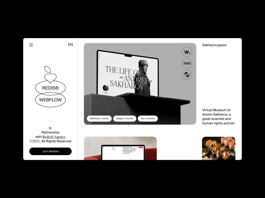 Webflow Redis Agency