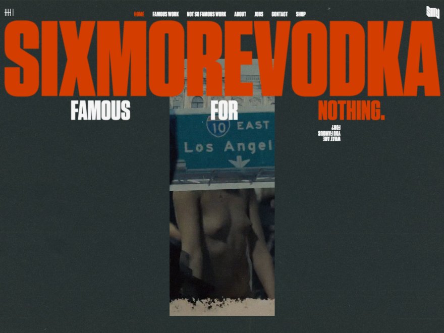 SIXMOREVODKA