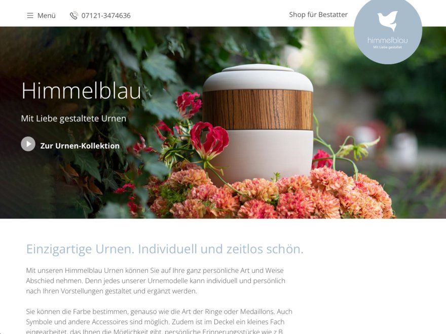 himmelblau Urns