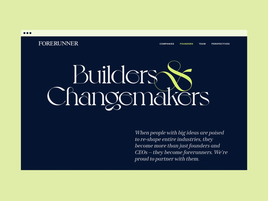 Forerunner Ventures