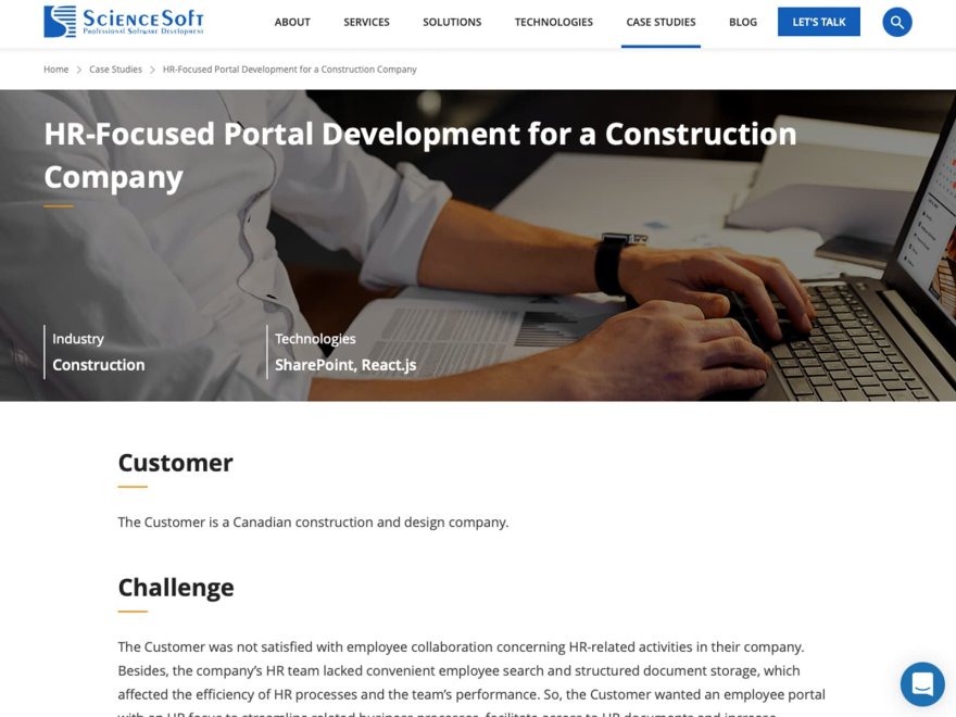 HR-Focused Portal Development