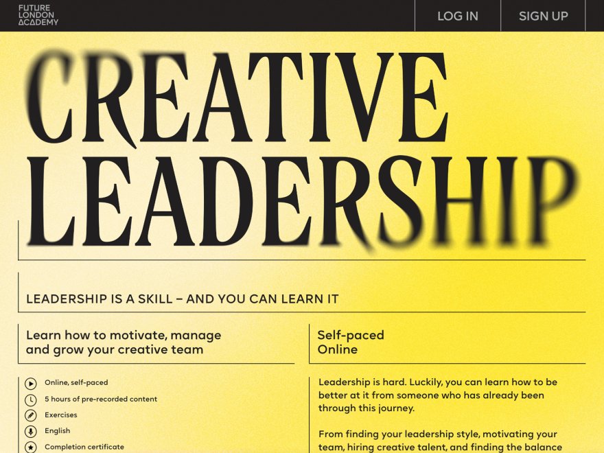 Creative Leadership