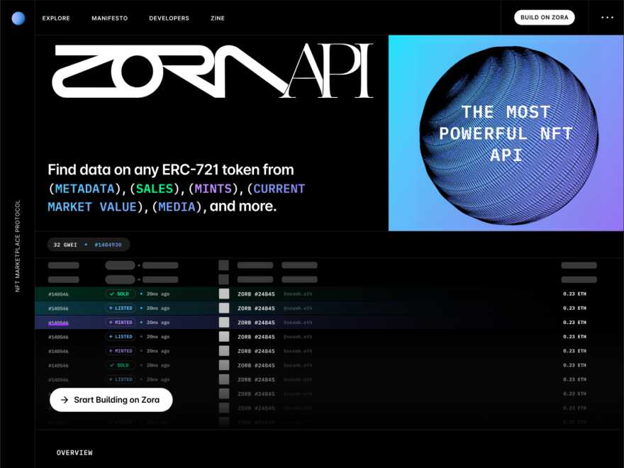 Zora API