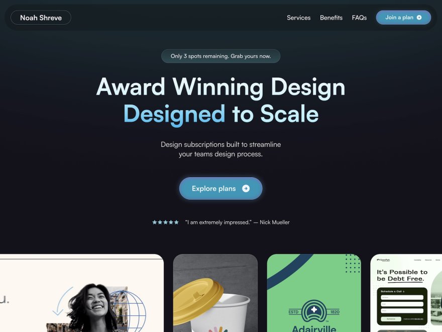 Noah Shreve Personal Site