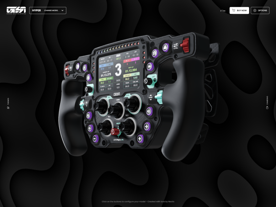 3D Steering Wheel Configurator