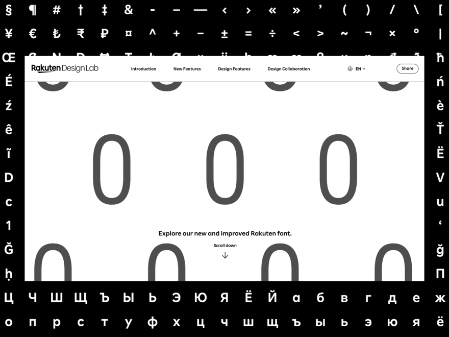 Rakuten Font Family