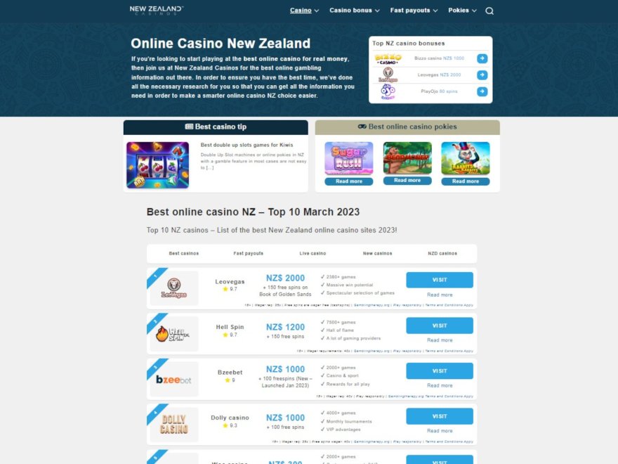 New Zealand casinos