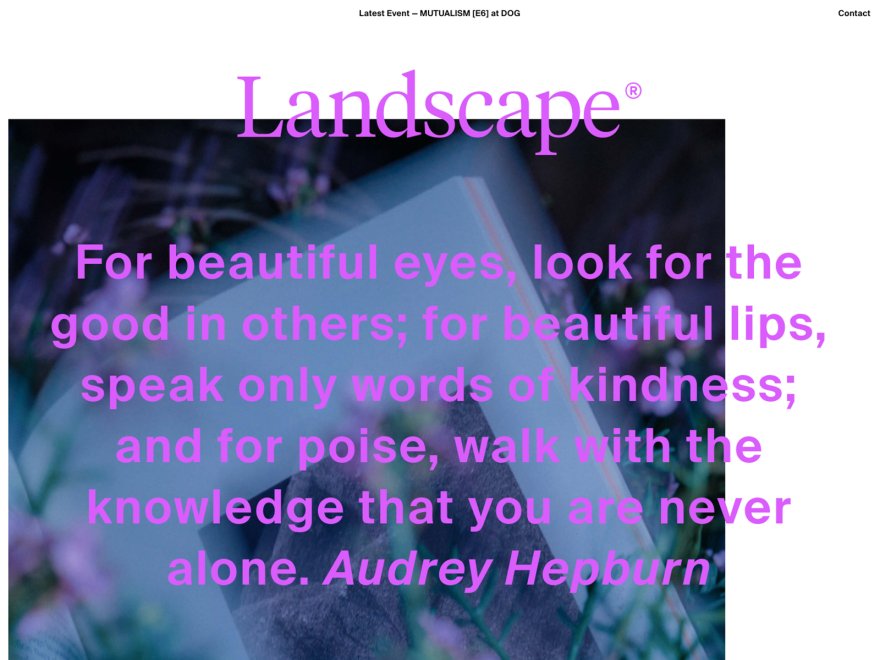 Landscape