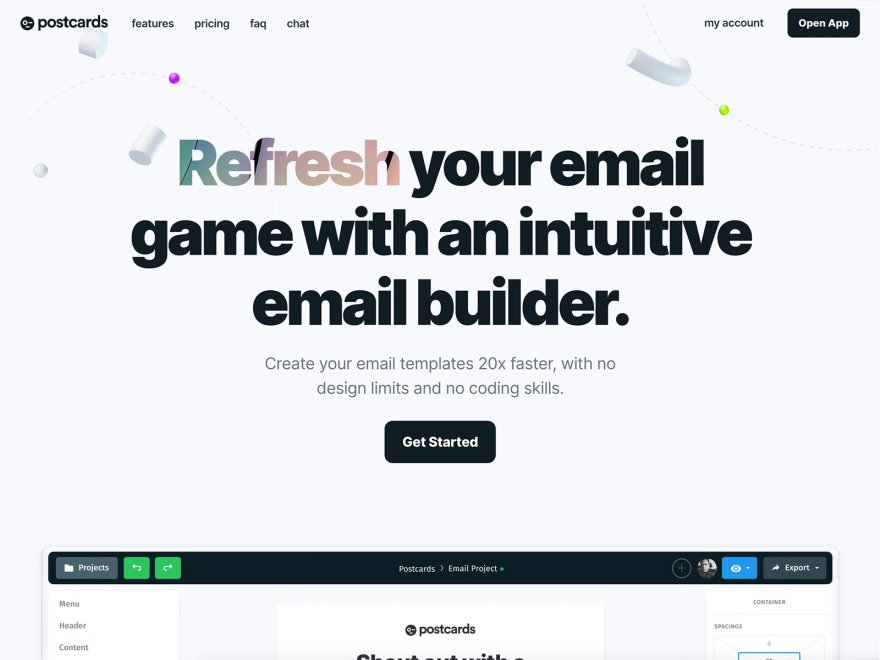 Postcards - Email Builder