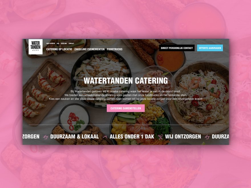 Watertanden catering