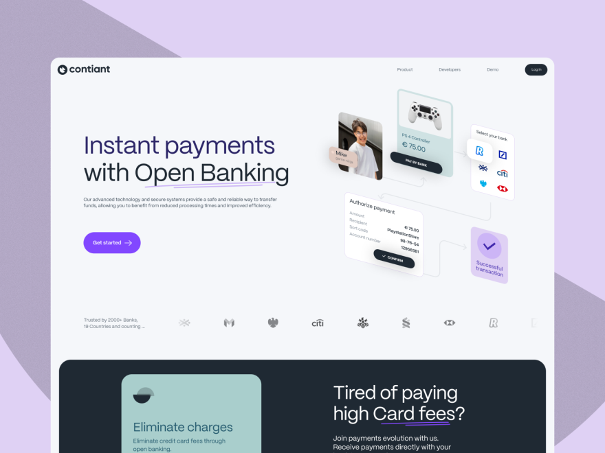 Contiant Open Banking Fintech