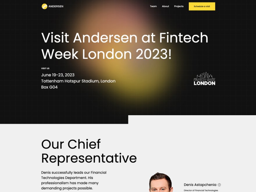 Andersen - Fintech Week London
