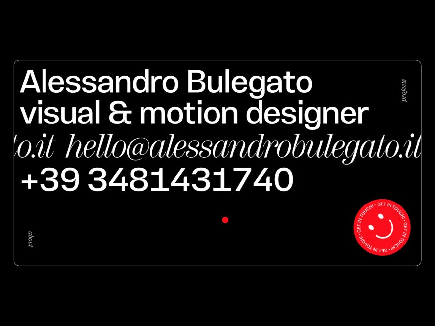 Alessandro Bulegato Portfolio