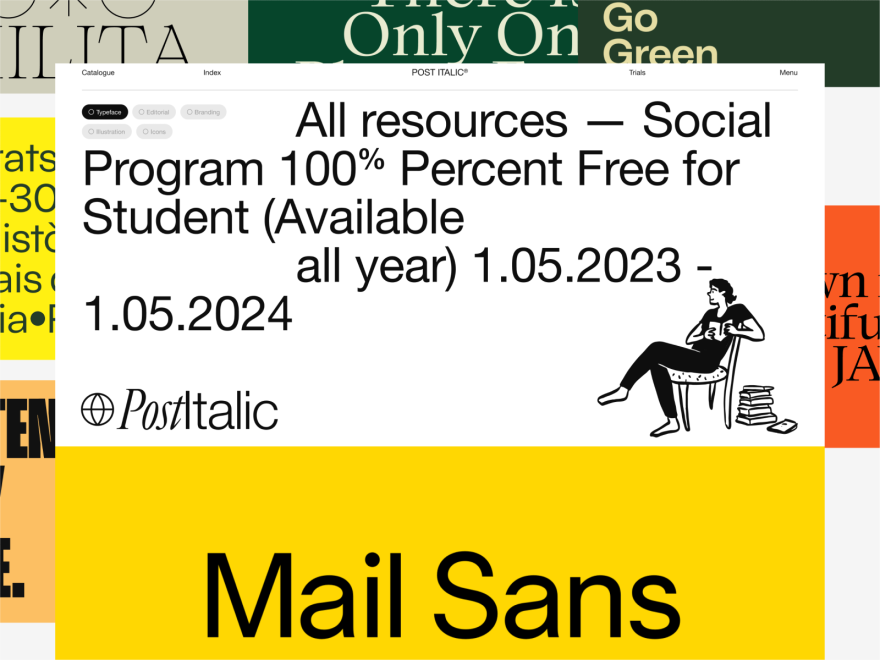 Post Italic Type/Foundry