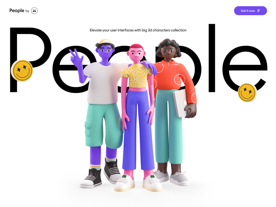 People 3d characters