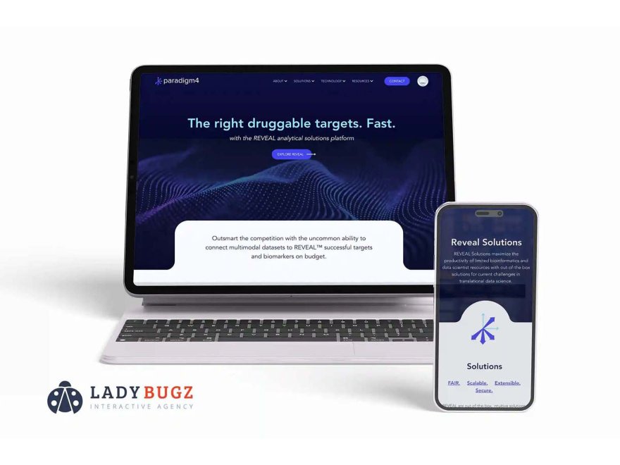 Biotech Website for Paradigm4