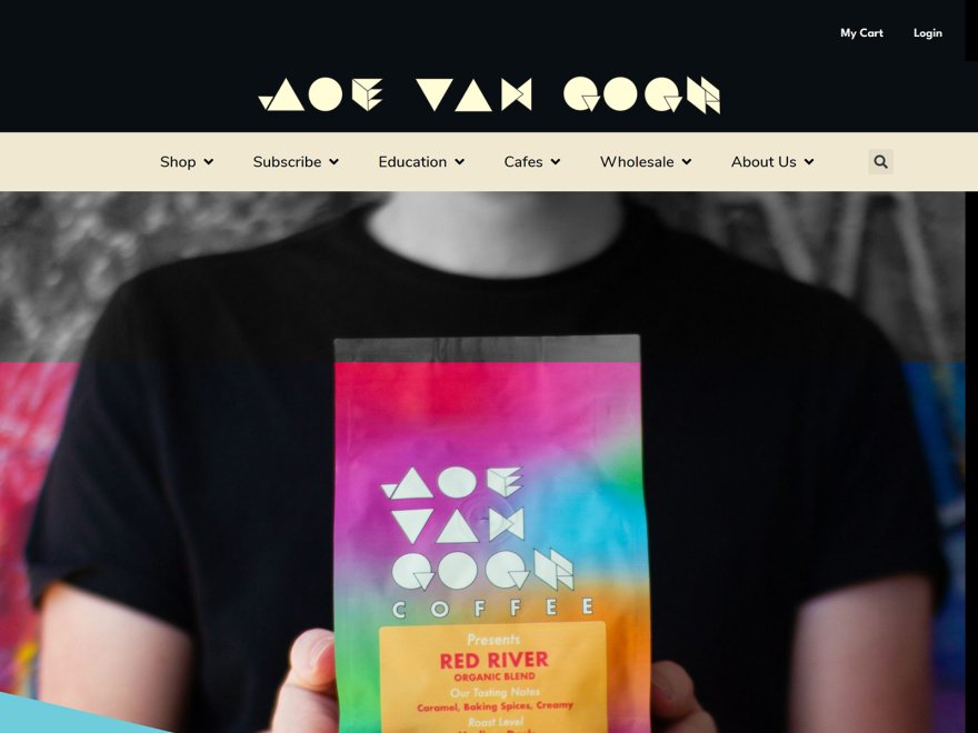 Joe Van Gogh Website Redesign