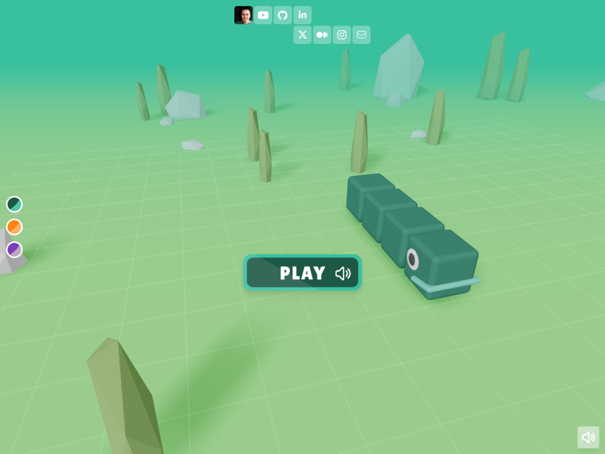 Snake 3D game