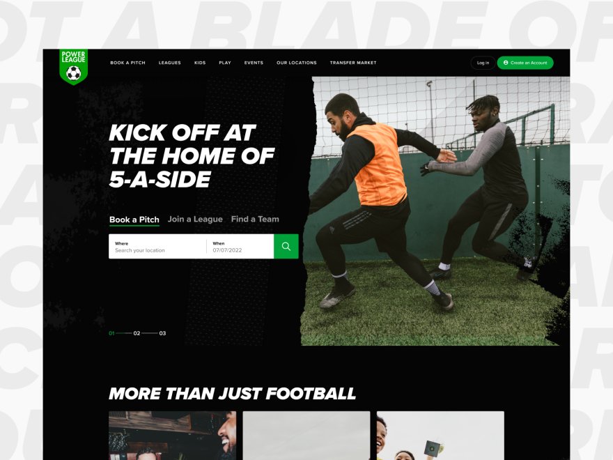 Best sports websites | Web Design Inspiration