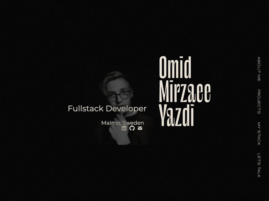 Omid's personal website