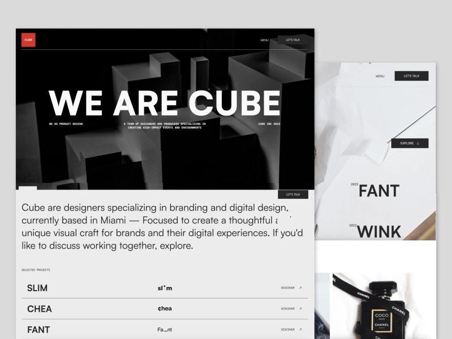 Cube Agency Portfolio