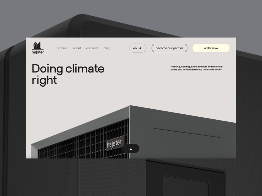 Hajster. Climate systems
