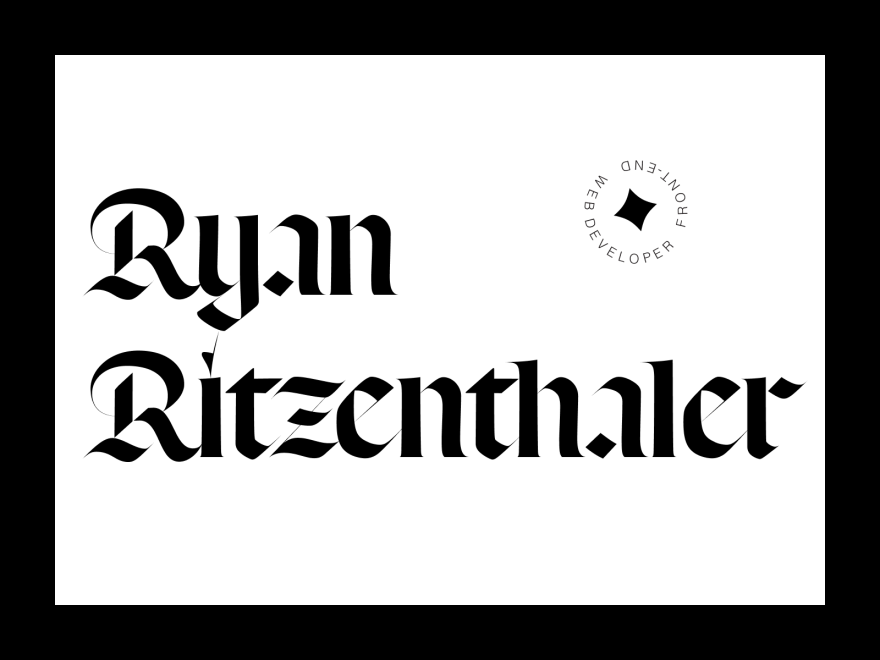 Ryan Ritzenthaler Portfolio