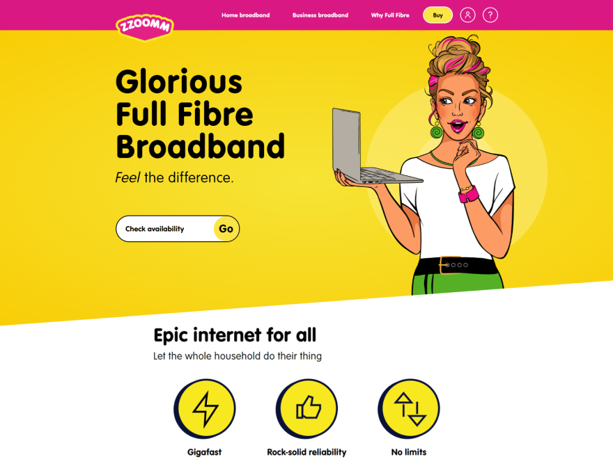 Zzoomm Full Fibre Broadband