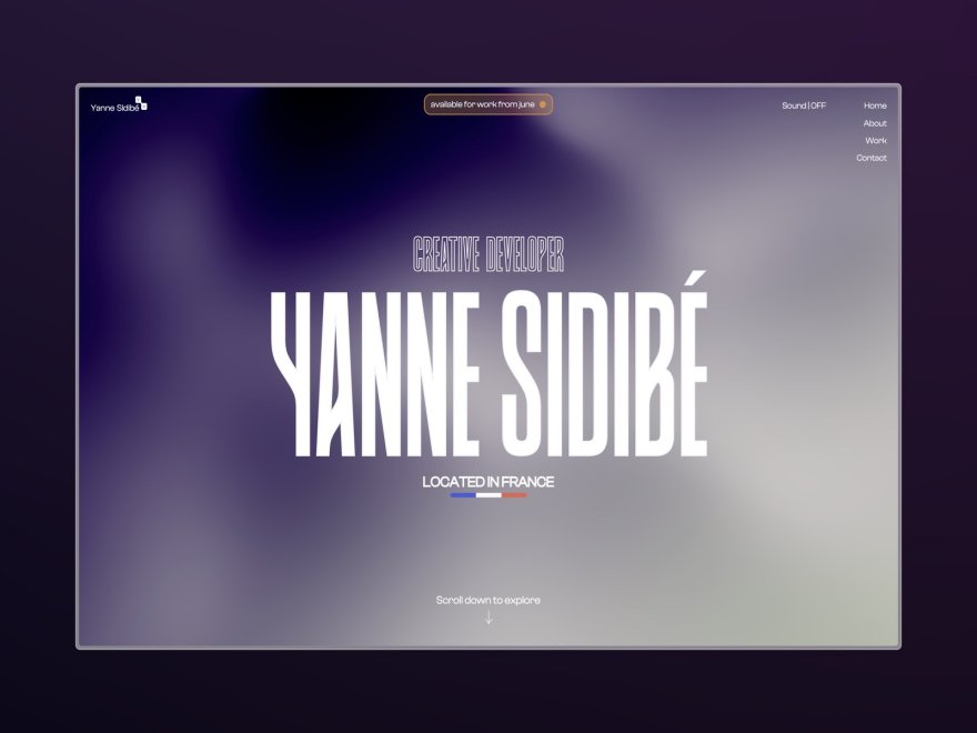 Yanne Sidibe — Portfolio