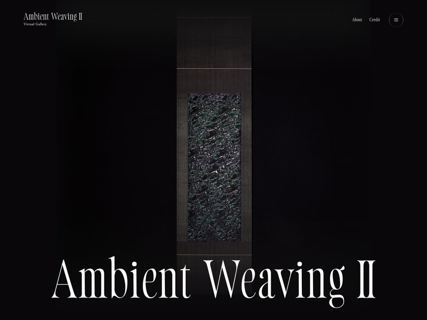 AmbientWeavingⅡ VirtualGallery