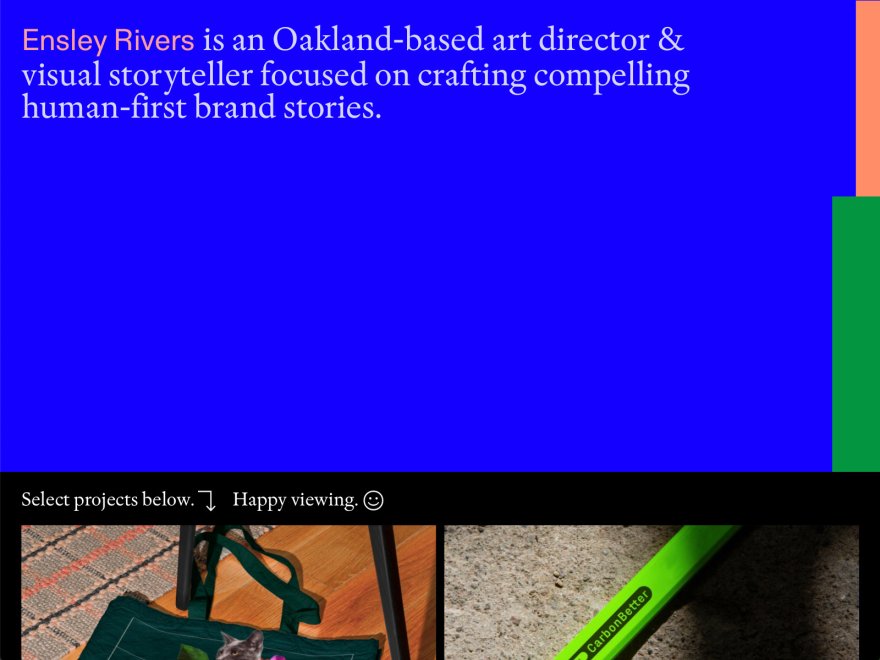 Ensley Rivers | Design