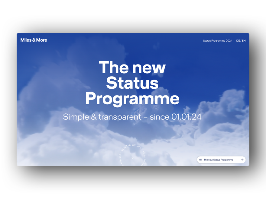 Miles & More Status Programme
