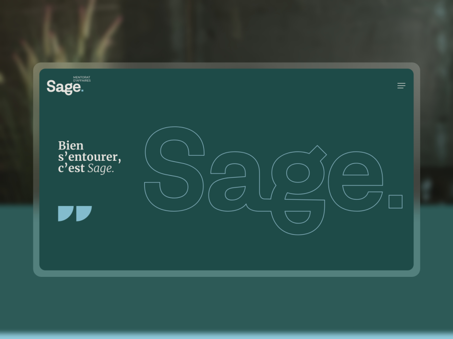 Sage mentorat d'affaires