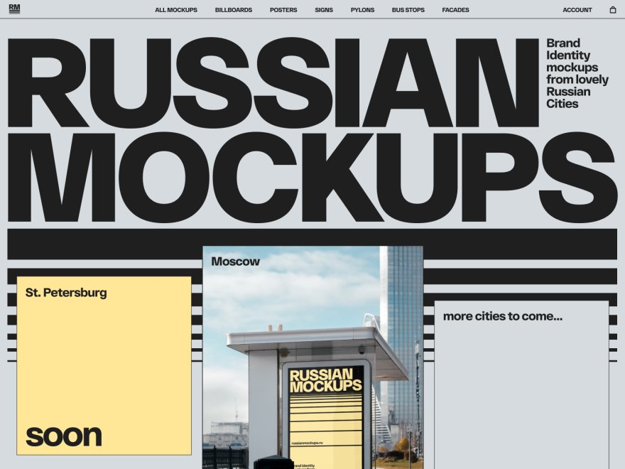 Russian Mockups