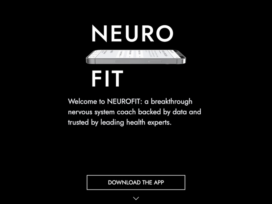 NEUROFIT App - Product Demo