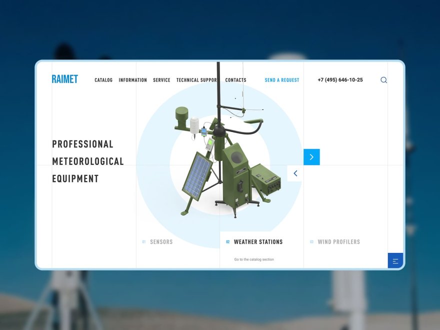 Raimet—meteorological equipment