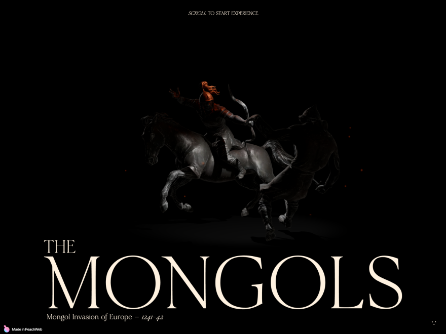 Mongols Invasion 3D Website