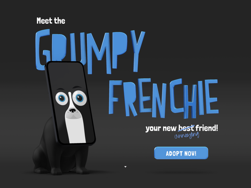 Grumpy Frenchie