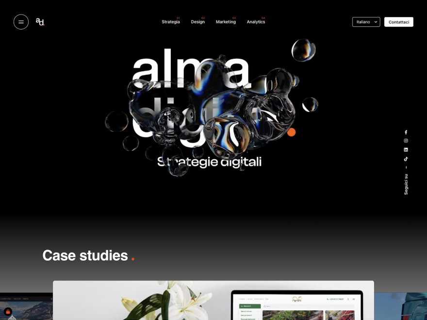 Alma Digital corporate website