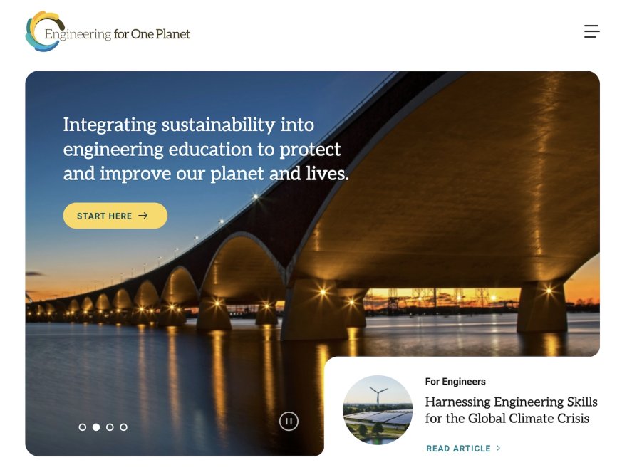 Engineering for One Planet