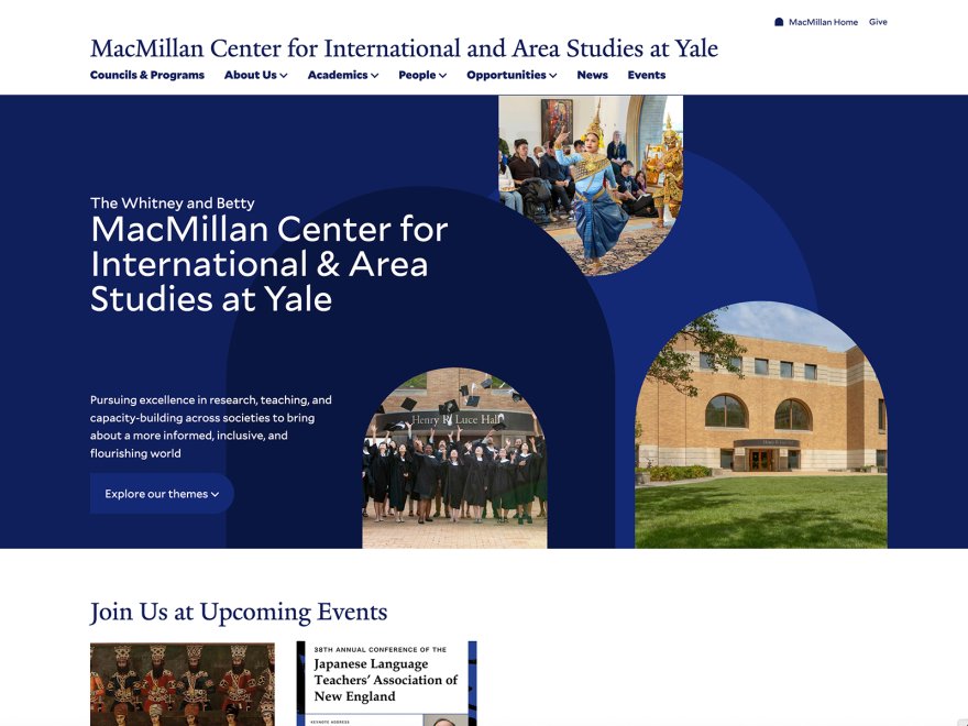 MacMillan Center at Yale