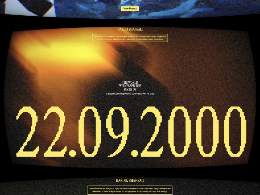 22.09.2000 - HE WAS BORN