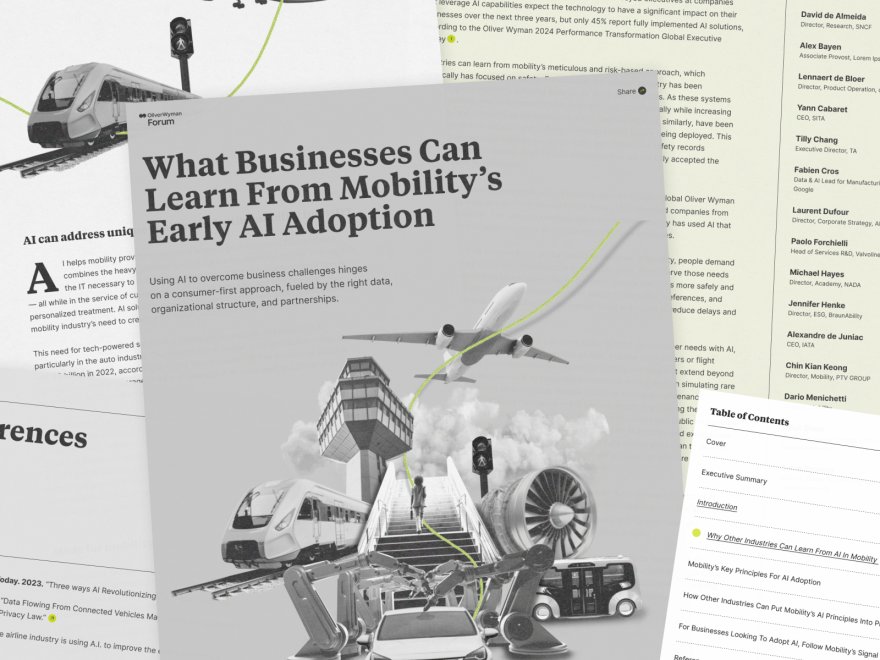 AI in Mobility
