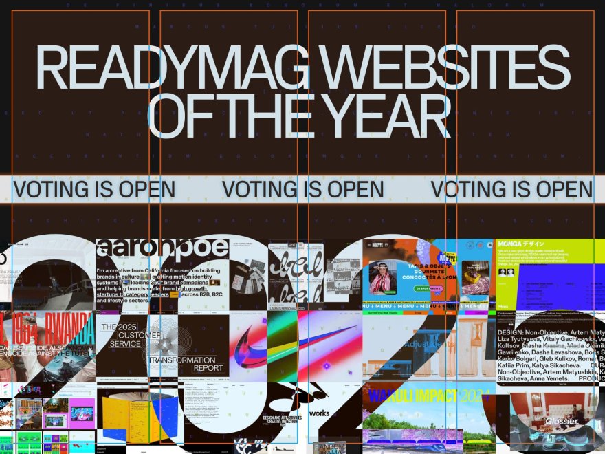 Readymag WOTY 2025 Shortlist