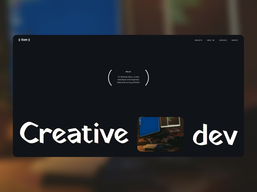 Roshan Sahu - Portfolio