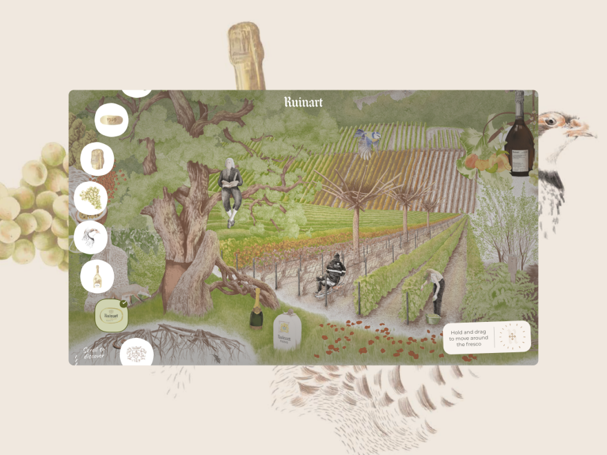 Ruinart - Digital fresco