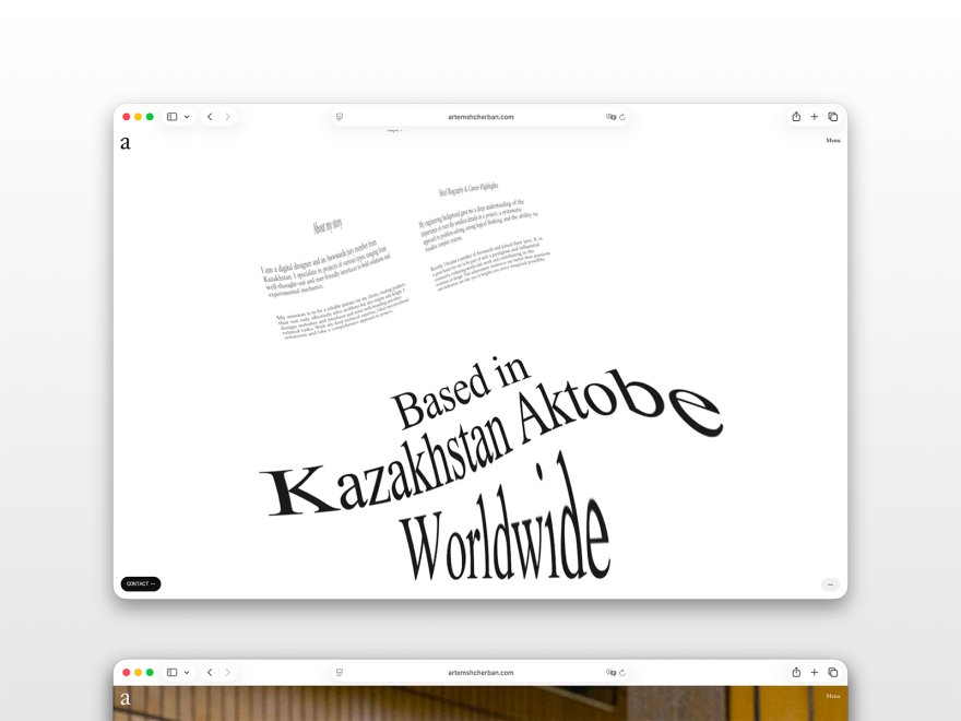 Artem Shcherban Portfolio