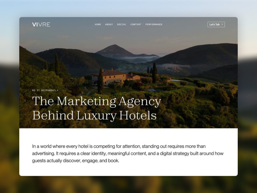 Vivre - Hotel Marketing Agency