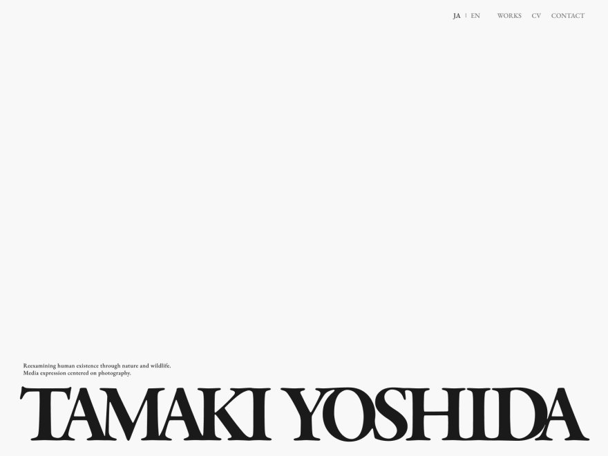 TAMAKI YOSHIDA — PORTFOLIO