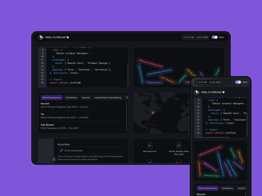 Portfolio — Mitchell Hou